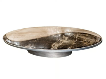 NUVOLA - Marble and wooden high side table by Mantellassi 1926 - view 2
